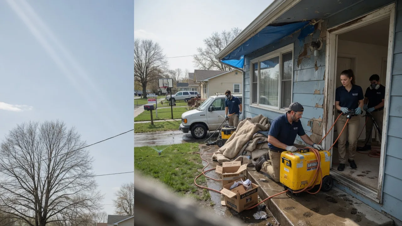 Basement Flood Cleanup in Aston, PA near me
